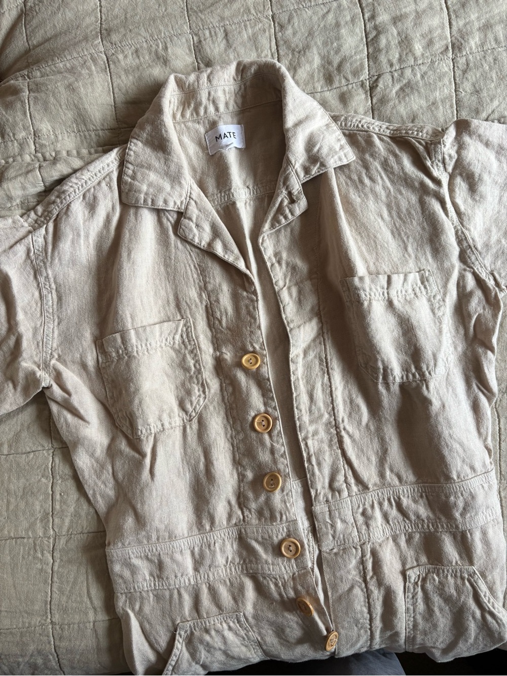 MATE the Label Linen Jumpsuit